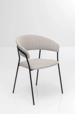 KARE Armlehnstuhl Belle Beige (2/Set)