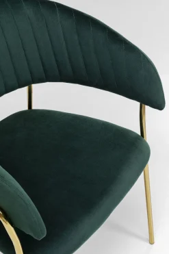 KARE Armlehnstuhl Belle Velvet Grün (2/Set)