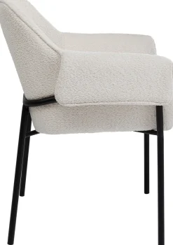 KARE Armlehnstuhl Bess Creme