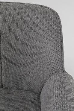KARE Armlehnstuhl Bess Grau