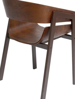 KARE Armlehnstuhl Biarritz Braun