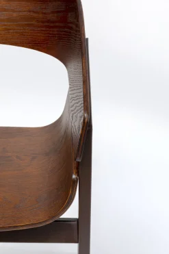 KARE Armlehnstuhl Biarritz Braun