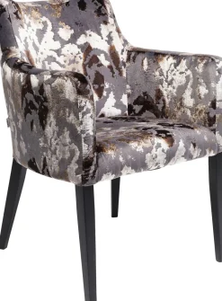 KARE Armlehnstuhl Dark Brown Mode Sublime