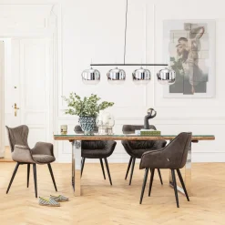 KARE Armlehnstuhl Dream Braun