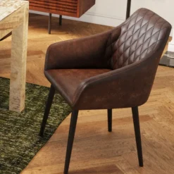 KARE Armlehnstuhl Harry Braun