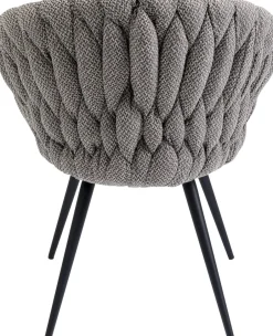 KARE Armlehnstuhl Knot Tweed