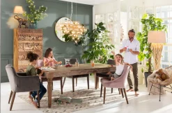 KARE Armlehnstuhl Mode Velvet Grau