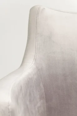 KARE Armlehnstuhl Mode Velvet Grau