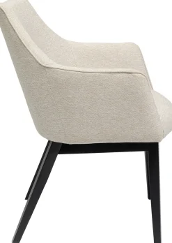 KARE Armlehnstuhl Modino Creme