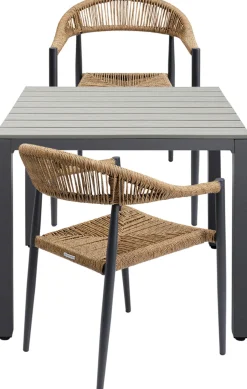 KARE Armlehnstuhl Palma Nature