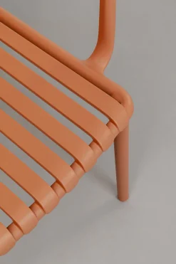 KARE Armlehnstuhl Porto Santo Terracotta