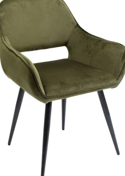 KARE Armlehnstuhl San Francisco Dunkelgrün