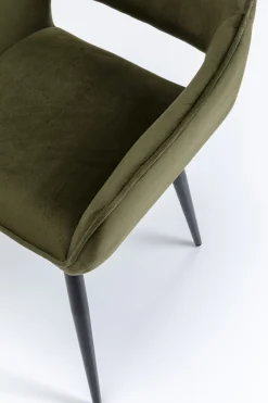KARE Armlehnstuhl San Francisco Dunkelgrün