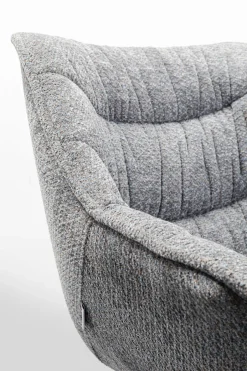 KARE Armlehnstuhl Thelma Melange Grau