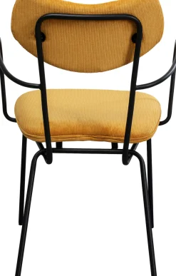 KARE Armlehnstuhl Viola Gelb