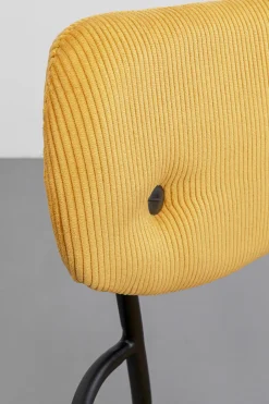 KARE Armlehnstuhl Viola Gelb