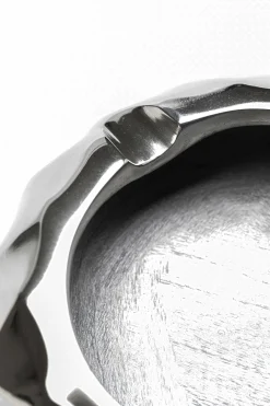 KARE Aschenbecher Avantgard Silber Ø15cm