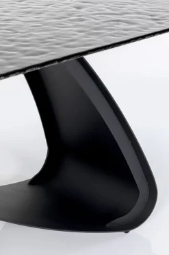 KARE Ausziehtisch Bellagio Glas 180(40+40)x95cm