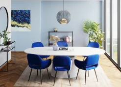 KARE Ausziehtisch Benvenuto Weiß 200(50)x110cm