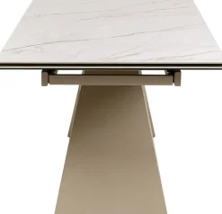 KARE Ausziehtisch Nelly Greige 180(40+40)x90cm