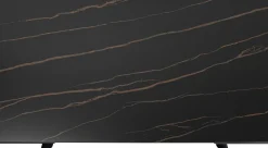 KARE Ausziehtisch Xenia Schwarz 140(+30+30)x80cm