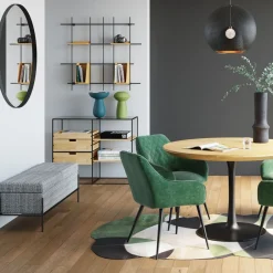 KARE Bank Buttons Storage B&W Groß