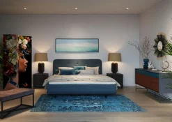 KARE Bank Crossover Grau Schwarz 90x40cm