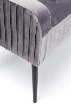 KARE Bank Lofty Grau Schwarz