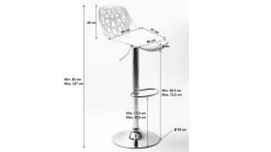 KARE Barhocker Ornament White