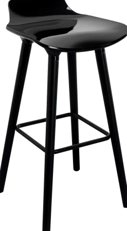 KARE Barstuhl York Schwarz 75cm