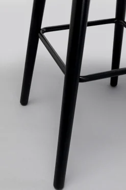 KARE Barstuhl York Schwarz 75cm