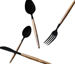 KARE Besteck Paris Schwarz Matt (16/tlg.)