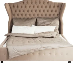 KARE Bett City Spirit Linen Natural 160x200cm