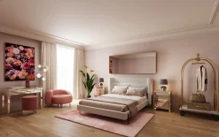 KARE Bett Tivoli Ecru 160x200cm