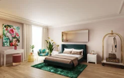 KARE Bett Tivoli Grün 180x200cm