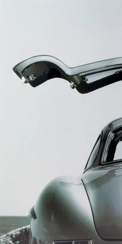 KARE Bild Glas Triptychon Oldtimer Back 240x160cm