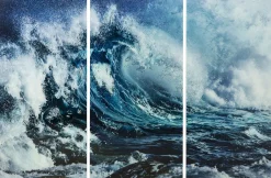 KARE Bild Glas Triptychon Wave (3/Set)