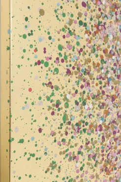 KARE Bild Touched Flower Boat Gold Pink 120x160cm