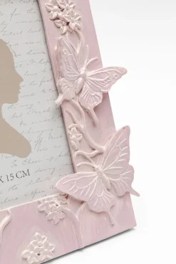 KARE Bilderrahmen Butterfly Rosa 10x15cm
