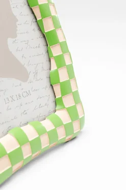 KARE Bilderrahmen Checker Grün 13x18cm