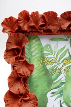 KARE Bilderrahmen Ginkgo Leaf Orange 20x24cm