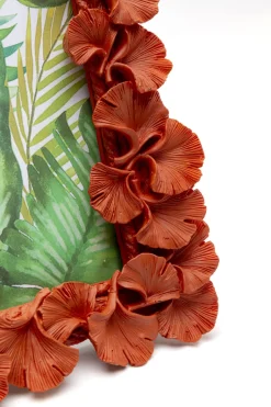 KARE Bilderrahmen Ginkgo Leaf Orange 20x24cm