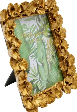 KARE Bilderrahmen Ginkgo Leaf Gold 20x24cm