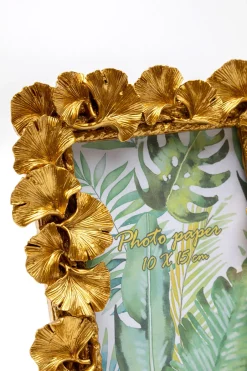 KARE Bilderrahmen Ginkgo Leaf Gold 17x20cm
