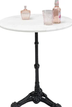 KARE Bistrotisch Kaffeehaus Rund Weiß Ø61