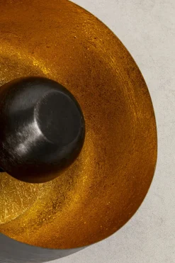 KARE Bodenleuchte Apollon Smooth Schwarz Ø28cm