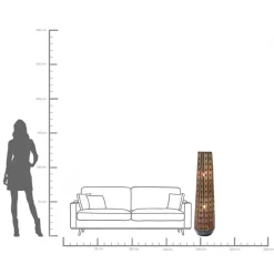 KARE Bodenleuchte Sultan Cone 120cm