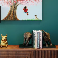 KARE Buchstütze Elephants 42 (2/Set)