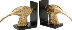 KARE Buchstütze Golden Bird (2/Set)