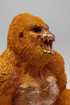 KARE Buchstütze Gorilla Orange (2/Set)